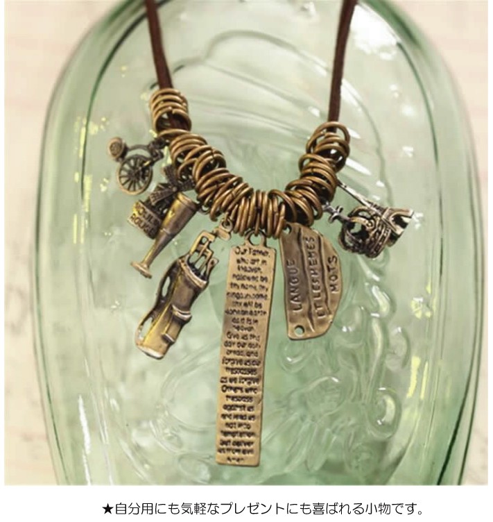 ペンダント 革 アクセサリー 