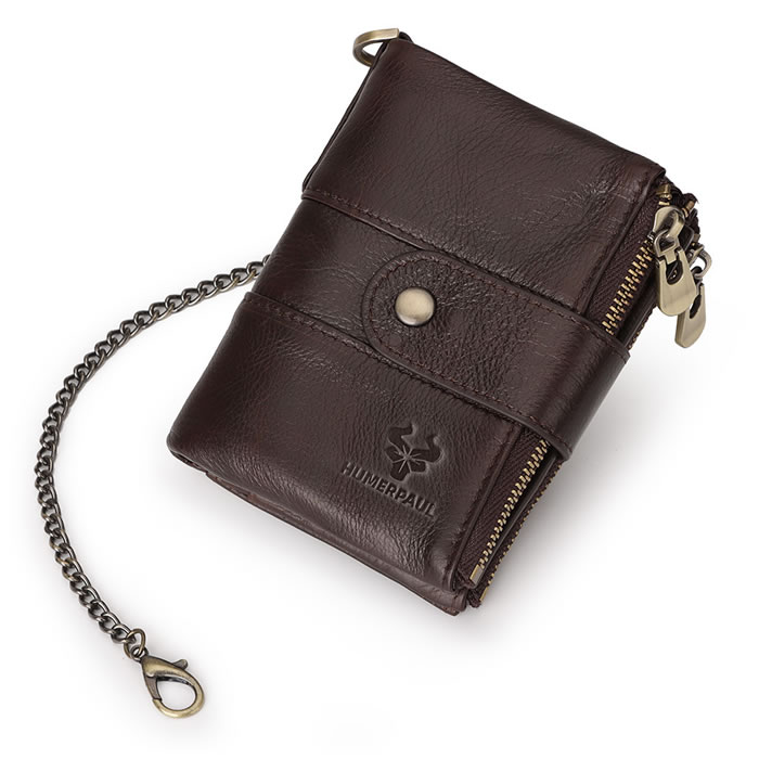 本革二つ折り本革財布 メンズ用 スキミング防 止 メンズ コンパクト 小銭入れあり 大容量 軽量 ギフト プレゼントに人気 ホワイトデー AMgrocery公式 | AMgrocery | 07