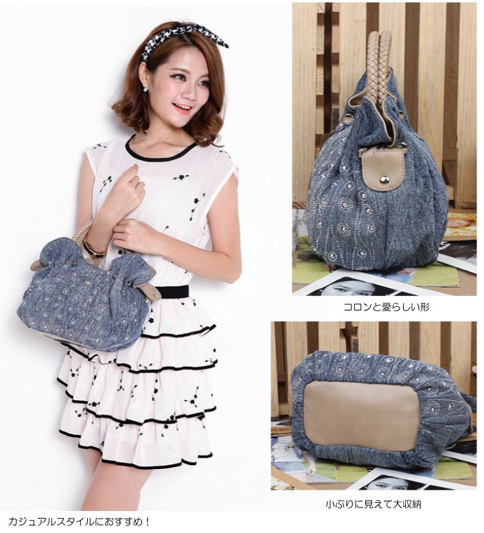 デニム3ＷＡＹショルダーバッグ