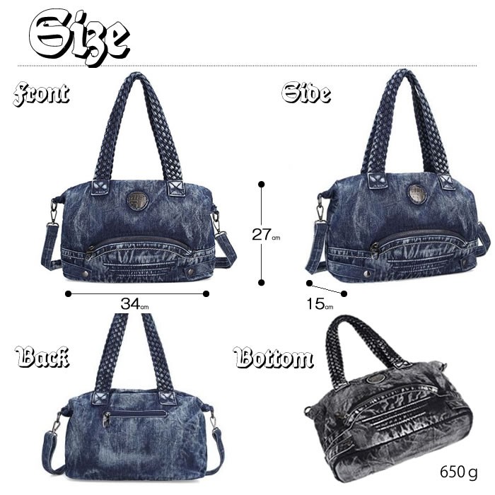 デニム3ＷＡＹショルダーバッグ