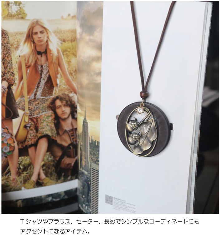 ペンダント 革 アクセサリー 