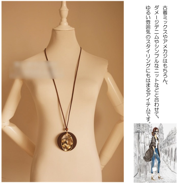 ペンダント 革 アクセサリー 