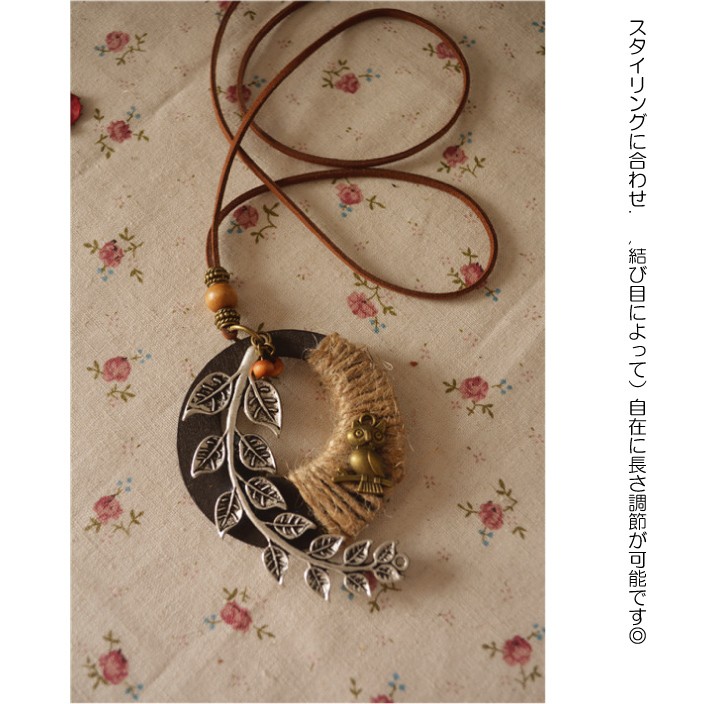 ペンダント 革 アクセサリー 