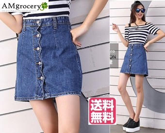 デニムロールアップ ショートパンツ