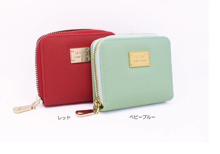 レディース 二つ折り財布  ミニ財布