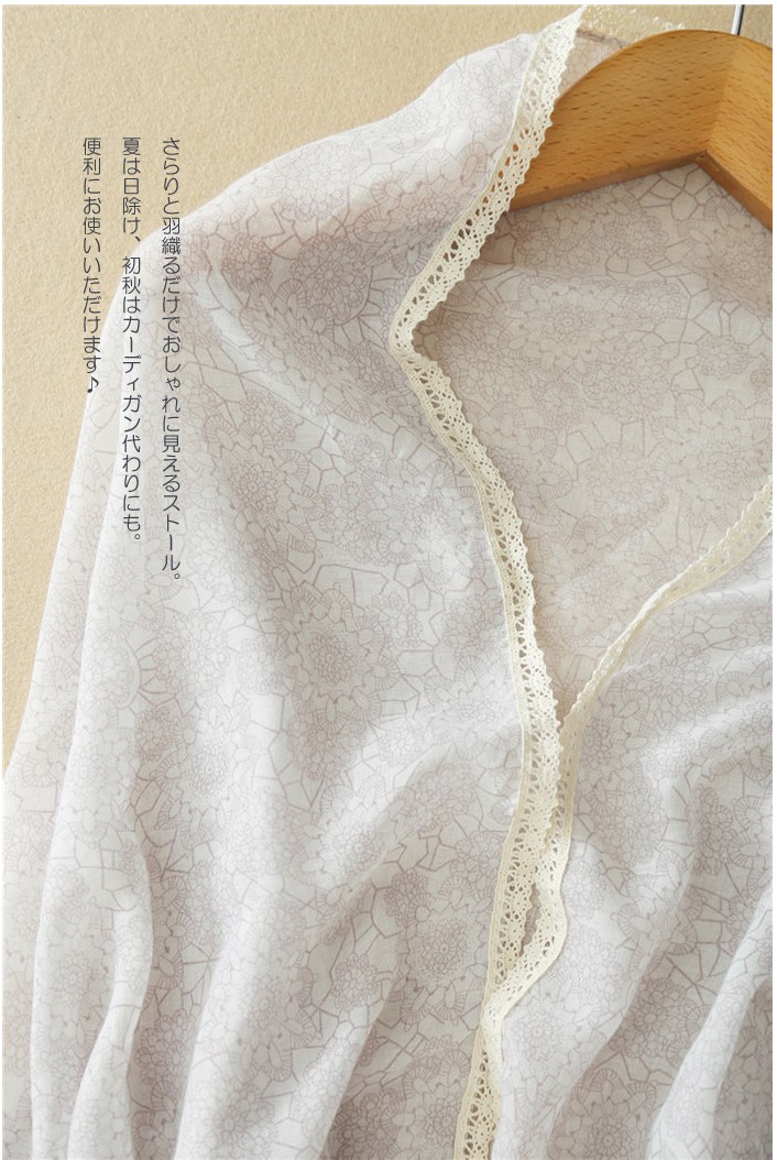 バラ柄レースミニバッグ