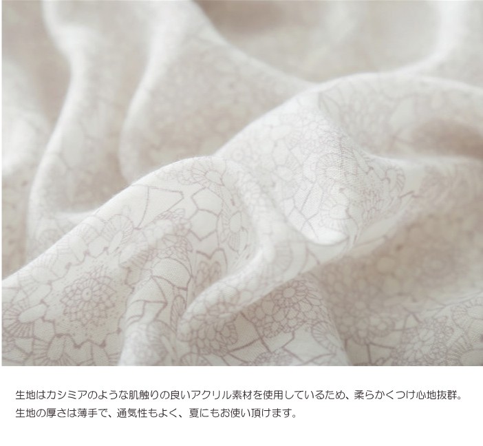 バラ柄レースミニバッグ