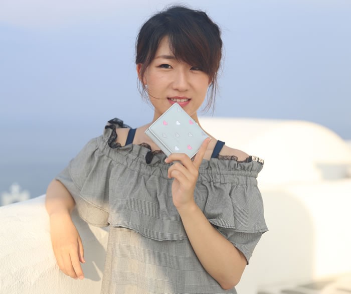 レディース 二つ折り財布  ミニ財布