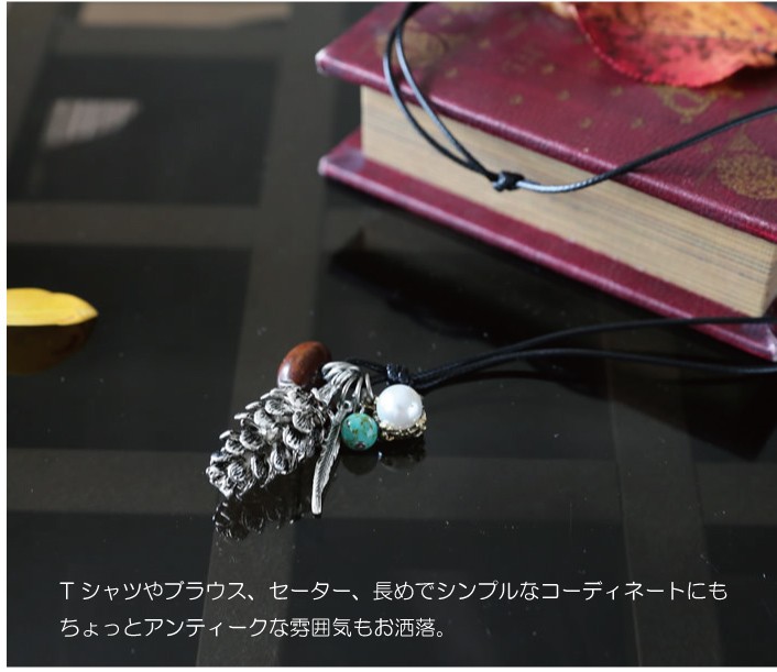 ペンダント 革 アクセサリー 