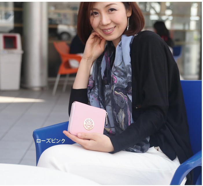 レディース 二つ折り財布  ミニ財布