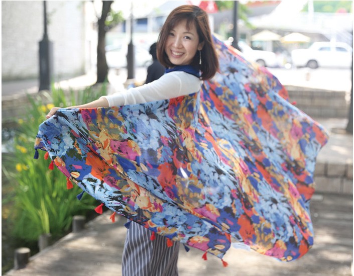 バラ柄レースミニバッグ