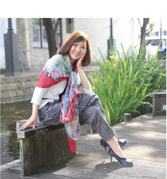 バラ柄レースミニバッグ