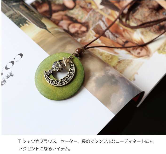 ペンダント 革 アクセサリー 