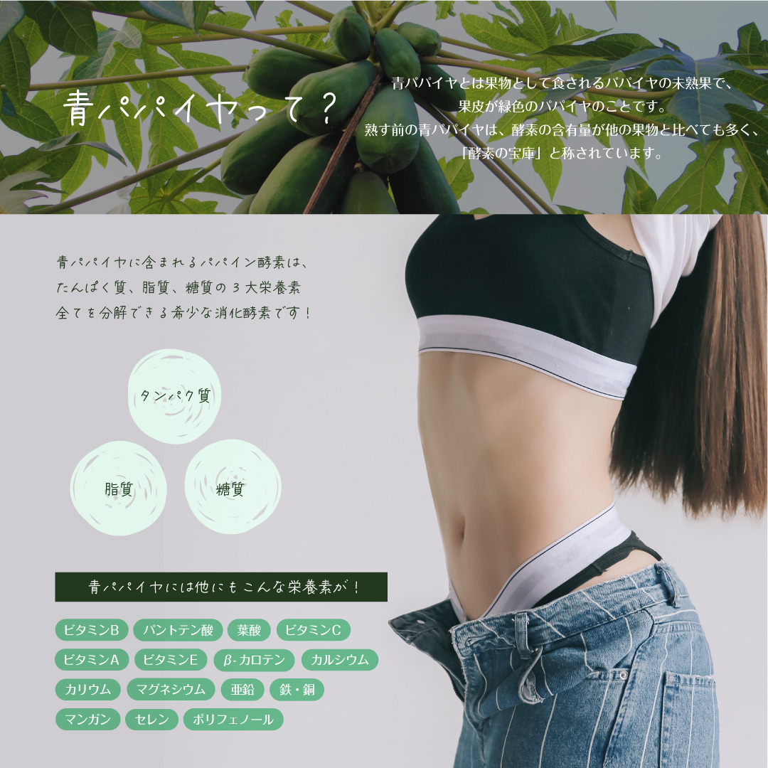 青パパイヤ酵素 顆粒タイプ 30包