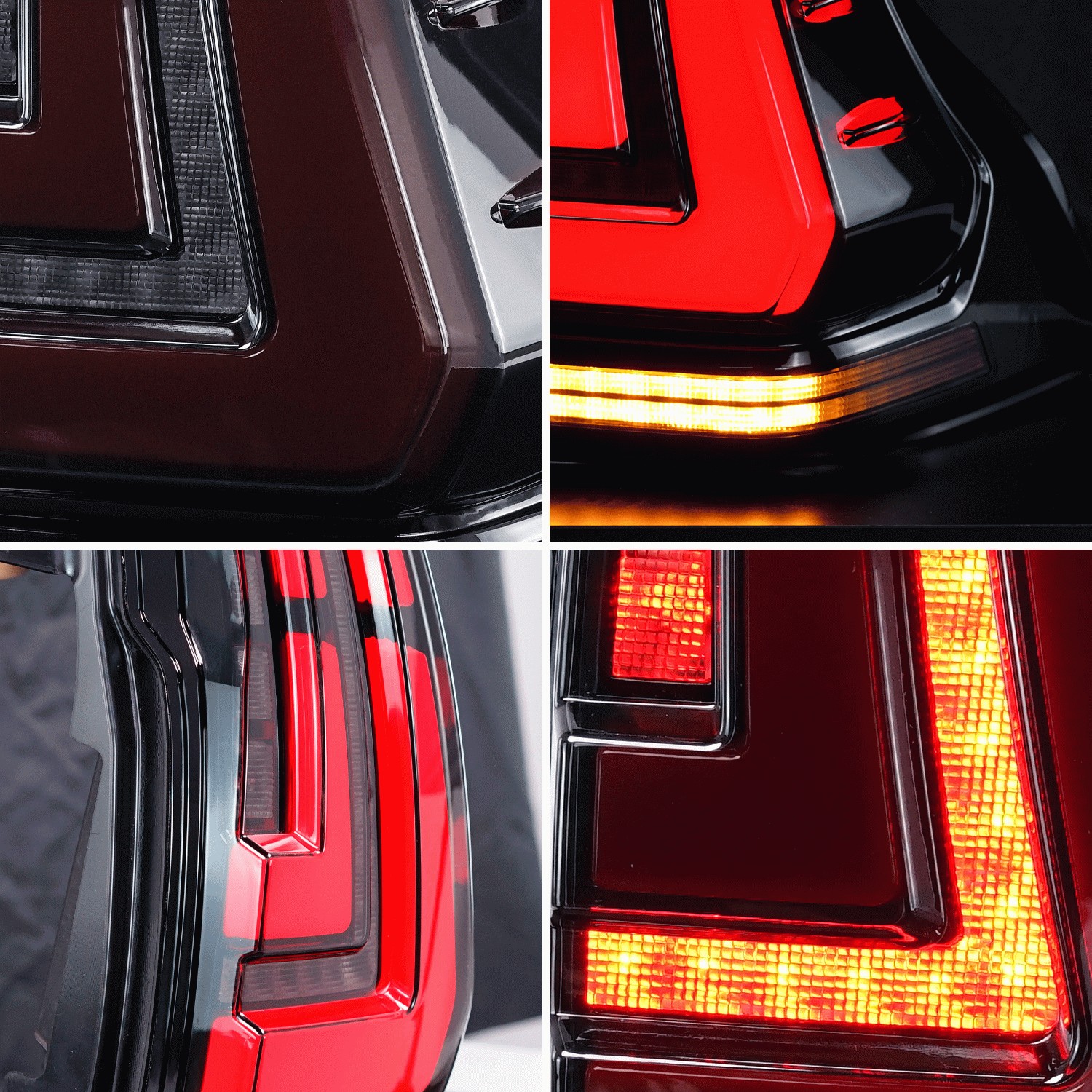 送料無料 トヨタ ランドクルーザー プラド 150 兄弟車レクサス GX テールランプ オープニングモーション搭載 流れる ウインカー ディライト  LED一体化 H21〜R03