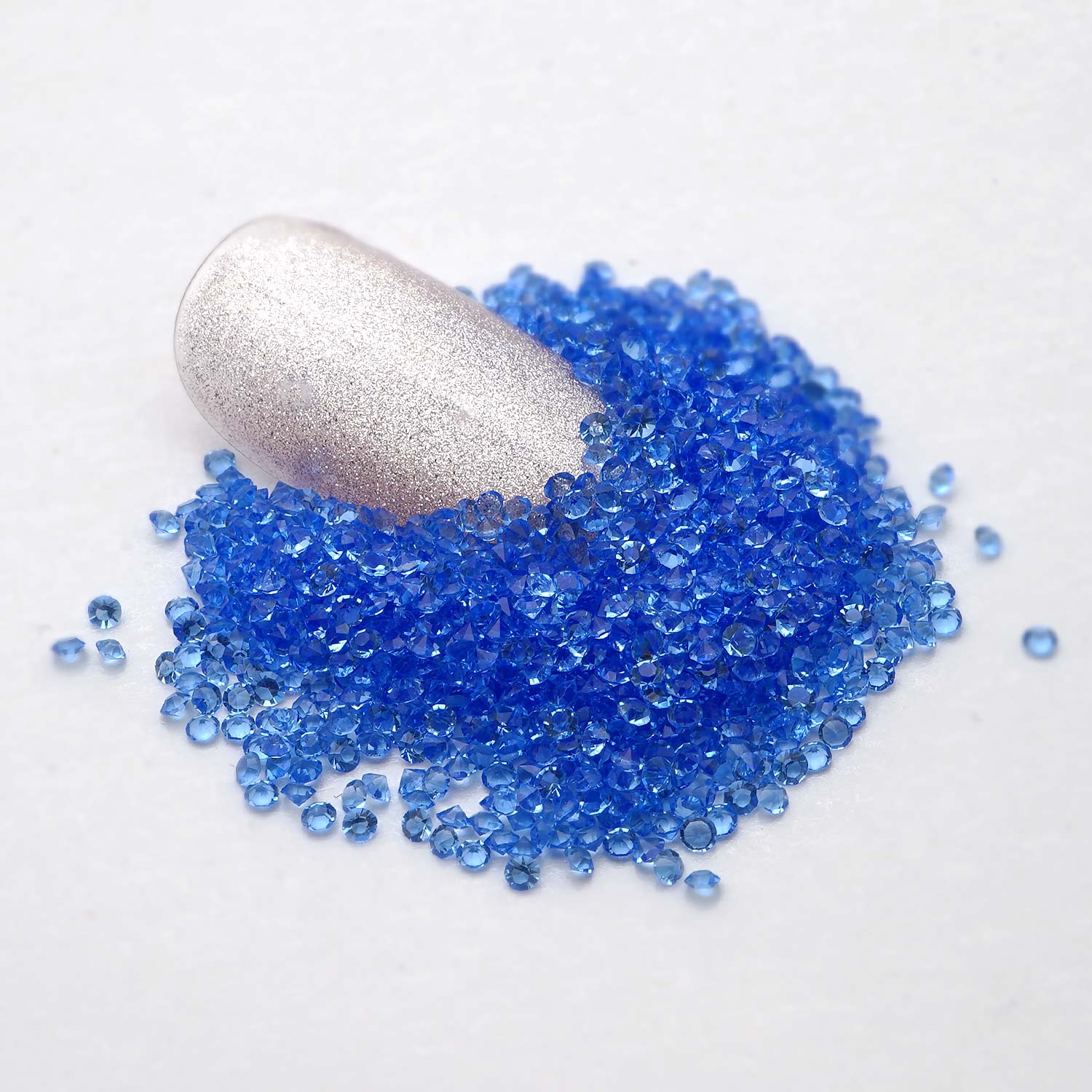 極小 クリア マット ラインストーン ガラス製 マイクロ カラフル