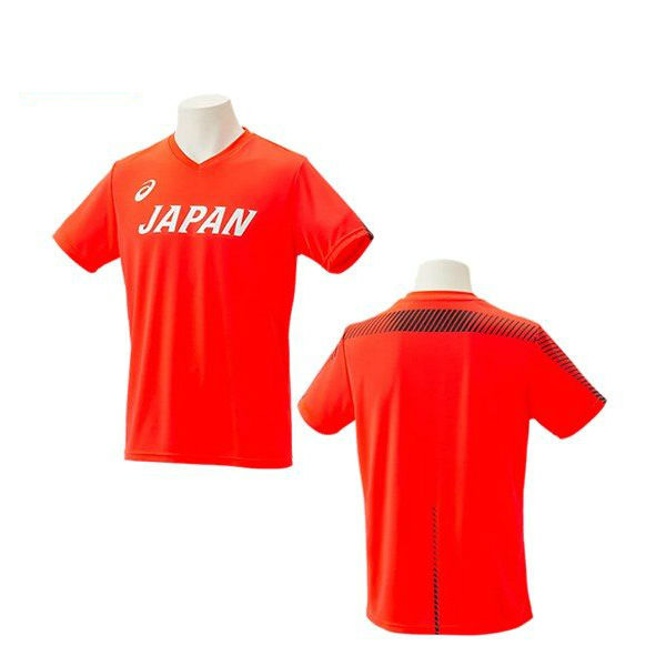 【I】日本代表JAPAN 陸上用シャツ Lサイズ ASICS 【アシックス】 日本代表オーセンティックシャツ 陸上