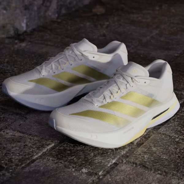  ADIZERO BOSTON 13 ホワイト/ゴールド 24.0㎝ js4952.jpg