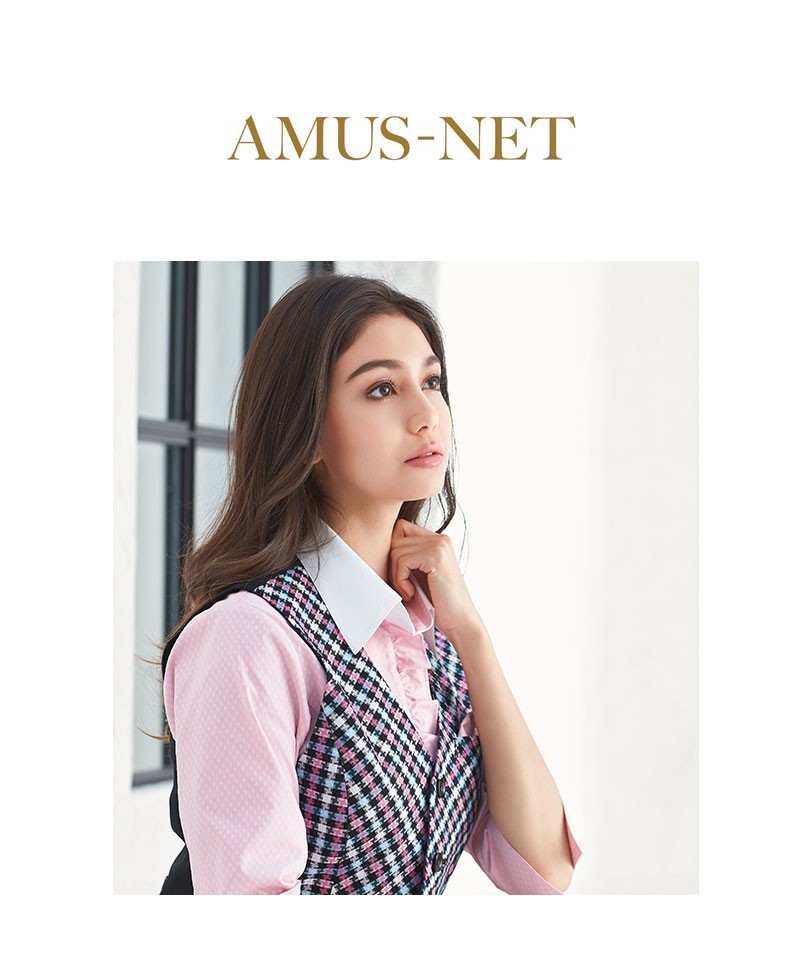 ブラウス レディース フリルブラウス レディスタイブラウス KARSEE AMUSNET アムスネット アミューズメント パーラー 制服 パチンコ スロット ユニフォーム カーシーカシマ ブラウス レディース フリルブラウス AMUSNET