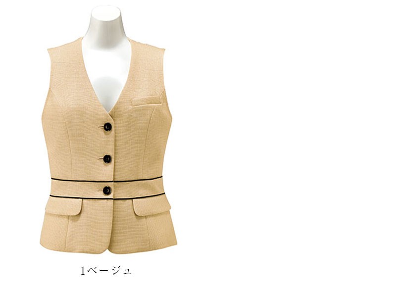 ベスト レディース BCV1102 BON 事務服 背抜き オールシーズン