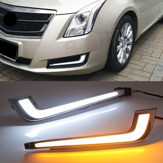 1セット LED デイタイム ランニング ライト 適用: キャデラック/CADILLAC XTS 2013 2014 2015 2016 2017 ホワイト イエロー ブルー AL-MM-8362 ALの画像