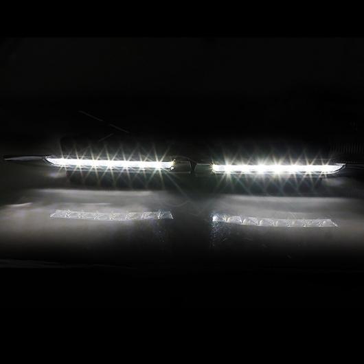 X LED フロント バンパー DRL デイタイムランニングライト フォグ ヘッド ランプ ライト カバー スタイリング 適用: BMW 1ペア 6LED AL MM 8381 AL :504254760:オートパーツエージェンシー