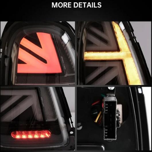 リア LED テールライト 適用: BMW ミニ クーパー R56 R57 R58 R59 LED 2007-2010年・2011-2013年 ブラック〜クリア AL-MM-8550 AL_7