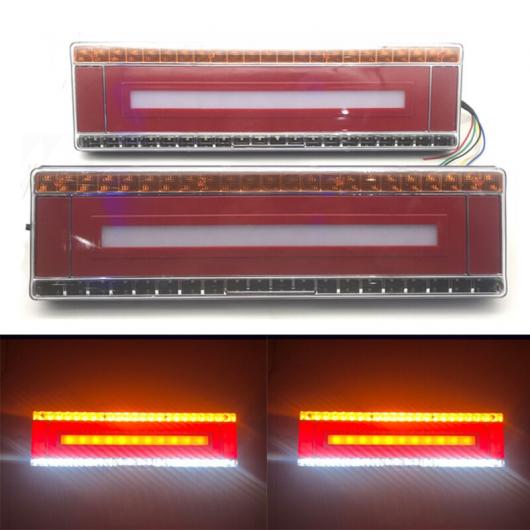 トラック リア テールライト LED トレーラー テールライト 防水 フロー ステアリング ブレーキ リバース B 46cm〜E 47cm AL-MM-8741 ALの画像