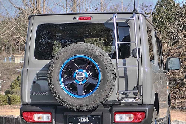 4x4�G���W�j�A�����O ���A���_�[ �X�Y�L �W���j�[ SUS304�X�e�����X �n���h�o�t�d�グ SJ-C01