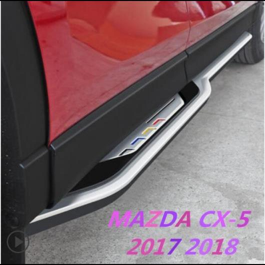 車用メッキパーツ 車アルミニウム合金 ランニングボード サイドステップ ナーフバーペダル 17 マツダ CX 5 2017 2018 タイプA AL AA 5945 AL :501393060:オートパーツエージェンシー