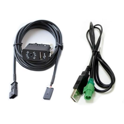 USB AUX ポート AUX IN USB オーディオ アダプタ 3PIN リア コネクタ BMW E39 E46 E53 X5 16:9 ナビ Full Set AL AA 7031 AL :501567410:オートパーツエージェンシー