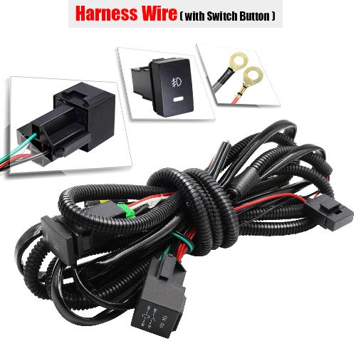 Y io _bgTgbN D40 4000LM H11 LED tHOCg Y DRL 12V 2005 2006 2007 2008 2009 2010 2011 2012 Only Harness Wire AL-BB-1754 AL