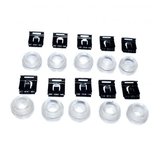 �M�A�V�t�g�u�b�V���������P�[�W�N���b�v�����Z�f�X �x���c W108 W109 W110 W113 W114 W115 W124 W126 W140 Bushing Clip 10 Sets AL-CC-3214 AL