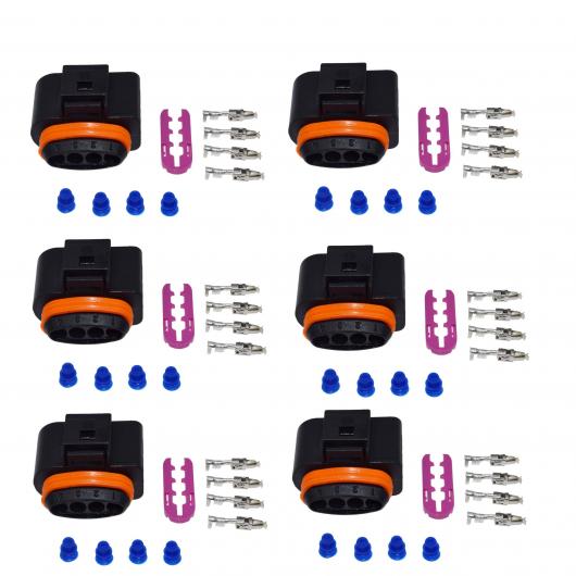 �C�O�j�b�V�����R�C���R�l�N�^�L�b�g�n�[�l�X�v���O�z�� �P�[�u�� �A�E�f�B VW A3 A4 A5 A6 A8 �r�[�g�� 6 Kits of Plug Seals AL-CC-3283 AL