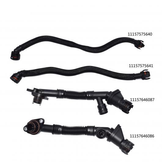 ブリーザークランクケースベント バルブ ホースパイプ インテーク -シリンダー BMW X6 X5 550I 650I 750LI 750I 4 Hoses Whole Kit AL-CC-3333 AL