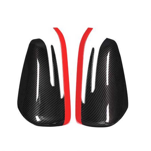 �J�[�{���� ���b�h �X�^�C���x���c A CLA GLA GLK �N���X W176 W117 X156 X204 ABS �T�C�h�h�A�o�b�N�~���[�L���b�v �J�o�[ Red Carbon Style AL-DD-5553 AL