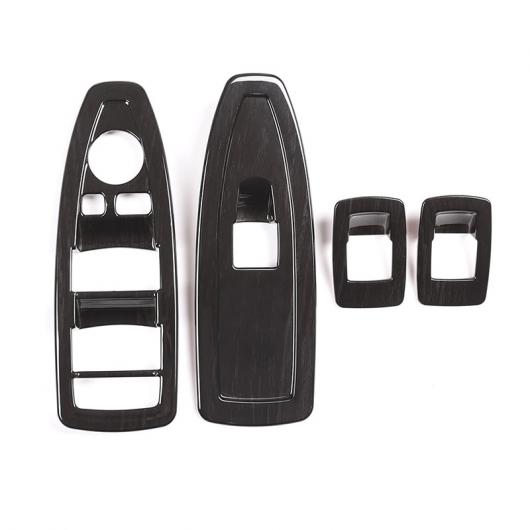 4�� �u���b�N �ؖ� BMW X1 F48 2015 2016 20i 25i 25LE 2016-2019 �E�B���h�E���t�g �X�C�b�` �{�^�� X2 F47 2018 2019 Black wood grain AL-DD-5956 AL