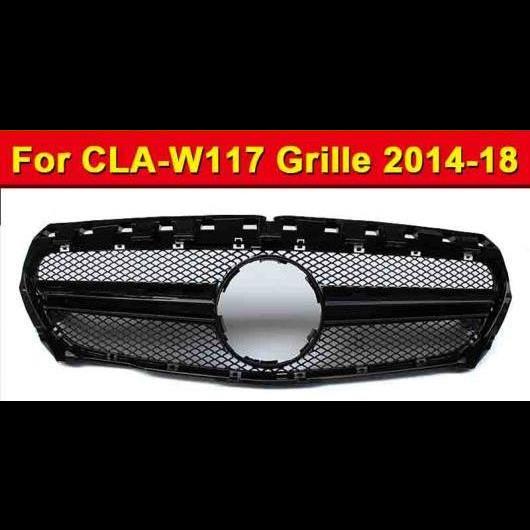 適用:CLAクラス W117 グリッド スタイル ABS 素材 ブラック グリル CLA180 CLA200 CLA250 フロント バンパー メッシュ 2014 2018 タイプ001 AL EE 1009 AL :502179210:オートパーツエージェンシー