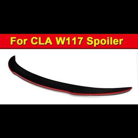 W117 CLAクラス セダン カーボンファイバー CF トランク スポイラー ウイング FD レッド ライン スタイル 適用:メルセデス CLA180 CLA200 AL EE 1111 AL :502180230:オートパーツエージェンシー