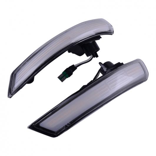 2�s�[�X �T�C�h �E�C���O ���A �r���[ �~���[ LED �_�C�i�~�b�N �^�[���V�O�i�����C�g �K�p: �t�H�[�h �t�H�[�J�X MK3 MK3.5 2011-2018 �z���C�g AL-FF-7463 AL