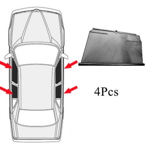 サイド ウインドウ サンシェード 日除け 車用 カーテン 適用: BMW 3シリーズ E90 E92 F30 F31CAR 4 サイド ウィンドウ AL-II-0907 AL