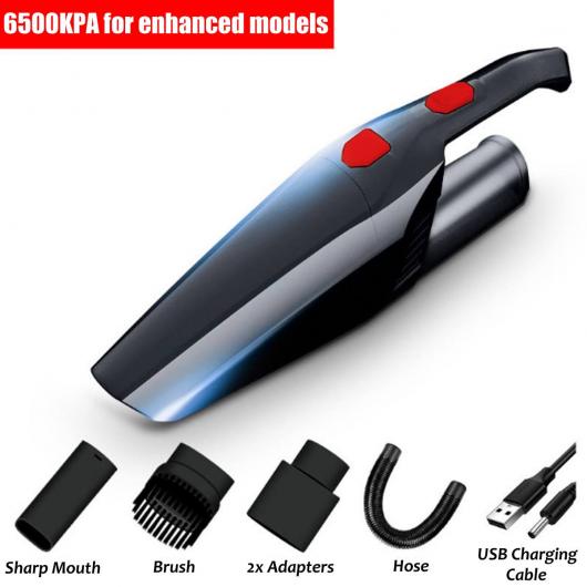7in1 �o�L���[�� �N���[�i�[ 120W 6500PA/5500PA �p���t�� 2000MAH �n���h�w���h ���C�����X �[�d �K�p: �f���A�� 6500KPA AL-II-3413 AL