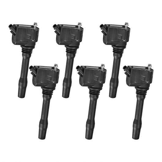 6�s�[�X �C�O�j�b�V���� �R�C�� �p�b�N �K�p: 2014-2018 BMW 1.5L 2.0L 3.0L 230I 340i 430I 530i 540i �~�j/MINI�iBMW�j �N�[�p�[ �u���b�N AL-JJ-6158 AL