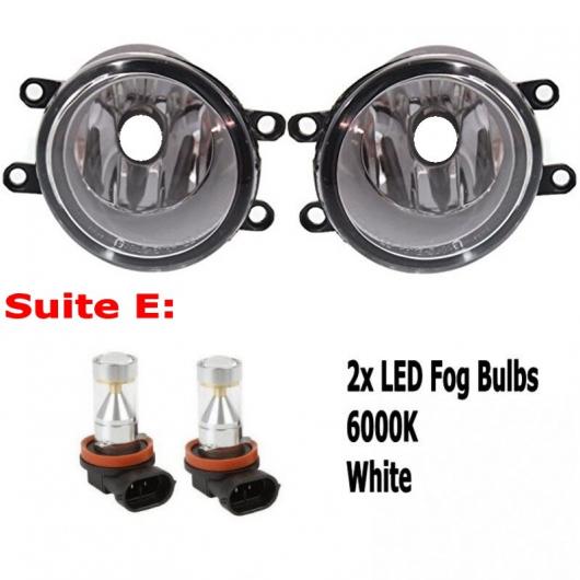 適用: ダイハツ ブーン シリオン 2011 2012 2013 2014 9LED チップ LED フォグ ヘッド ランプ H11 H8 12V 55W ハロゲン フォグライト タイプE AL KK 7633 AL :503562400:オートパーツエージェンシー