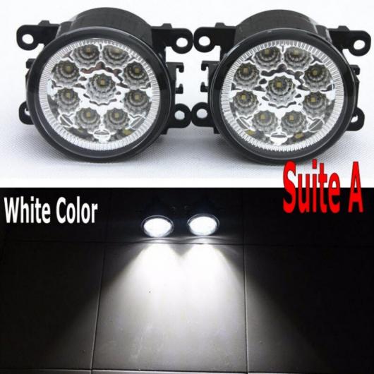 適用: ランド ローバー/ROVER レンジ ローバー/ROVER スポーツ LS 2010-2013 9LED フォグライト ランプ H11 12V ハロゲン フロント DRL タイプA AL-KK-7783 AL