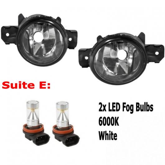 適用: ルノー/RENAULT ヴェルサティス 2001 2009 9LED フォグライト H11 H8 12V 55W ハロゲン LED フォグ ヘッド ランプ タイプE AL KK 7786 AL :503567030:オートパーツエージェンシー