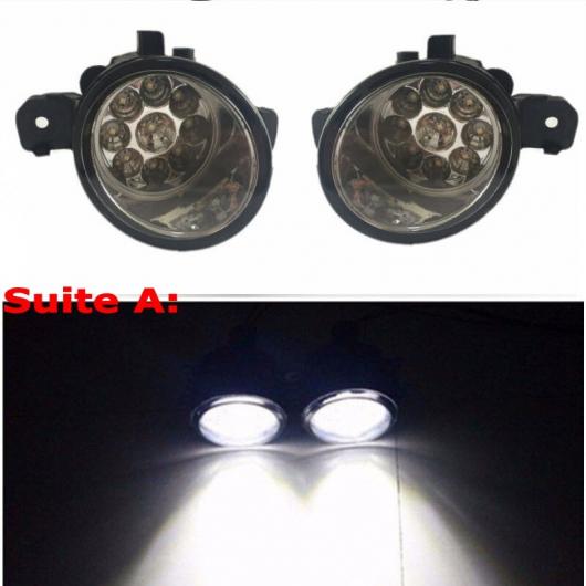 適用: 日産 アルティマ クーペ 2008 2013 9LED フォグライト H11 H8 12V 55W ハロゲン LED フォグ ヘッド ランプ タイプA AL KK 7848 AL :503569580:オートパーツエージェンシー