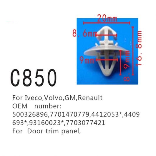 �h�A �g���� �p�l�� �t�@�X�i�[ �K�p: �C���F�R �{���{/VOLVO GM ���m�[/RENAULT 500326896 7701470779 7703077421 4412053* 20�s�[�X AL-MM-0802 AL