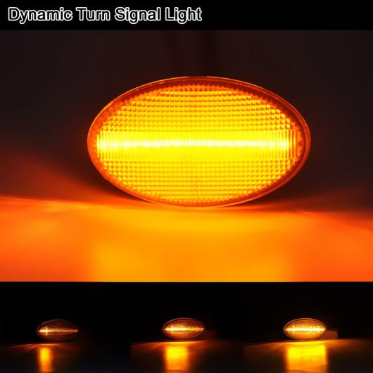 販売割引商品 クリア レンズ LED サイドマーカー ライト ダイナミック アンバー ターンシグナルランプ 適用: スバル リバティ 00-03 フォレスター クリア AL-MM-5507 AL