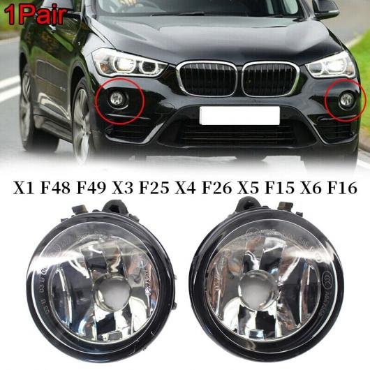 AU04 ペア フロント バンパー フォグランプ ライト 適用: BMW X3 F25 X4 F26 X5 F15 X6 F16 2010 20 バルブなし 63177238787 シルバー AL MM 8365 AL :504254510:オートパーツエージェンシー